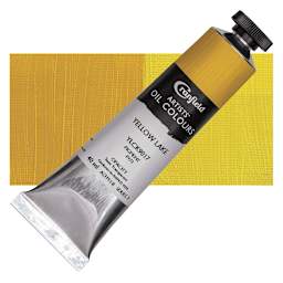Cranfield Artists' Oil Paint - Yellow Lake, 40 ml, Tube and swatch