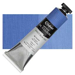Cranfield Artists' Oil Paint - King's Blue Deep, 40 ml, Tube and swatch