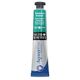 Daler-Rowney Aquafine Watercolors and Sets - Transparent Turquoise, 8 ml, Tube