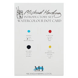 Michael Harding Artists Watercolor - Dot Card, 4 Colors, Intro