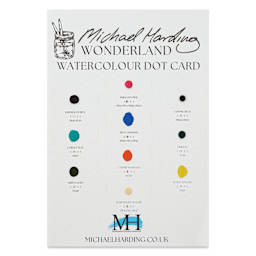 Michael Harding Artists Watercolor - Dot Card, 10 Colors, Wonderland