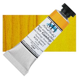 Michael Harding Artists Watercolor - New Gamboge, 15 ml tube and swatch