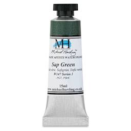Michael Harding Artists Watercolor - Sap Green, 15 ml