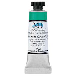 Michael Harding Artists Watercolor - Permanent Green Light, 15 ml