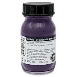 Schmincke Pigment - Indigo, 100 ml jar back