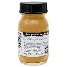 Schmincke Pigment - Raw Sienna, 100 ml Jar back