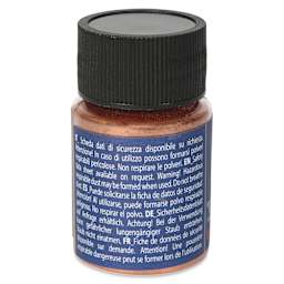 Fleur Powder Pigment - Copper (Metallic), 5 g back of bottle