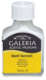 Winsor & Newton Galeria Acrylic Varnishes - Front of bottle of 75 ml Matte Varnish