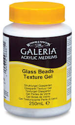 Winsor & Newton Galeria Texture Gel Medium - Front of bottle of Glass Bead Texture Gel