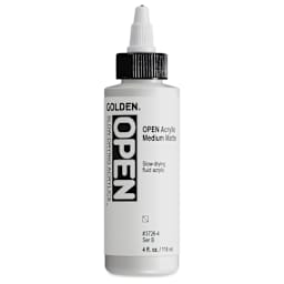 Golden Open Acrylic Medium - Matte, 4 oz jar