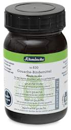 Schmincke Ready-to-Use Gouache Binder - Front of 200 ml Jar
