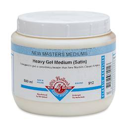 Old Holland New Masters Heavy Gel Medium - Satin, 500 ml jar