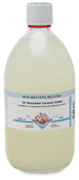 Old Holland New Masters UV Resistant Varnish - Front view of 1 liter Matte Varnish