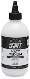 Winsor & Newton Artists' Acrylic Mediums - Front of bottle of Matte Medium