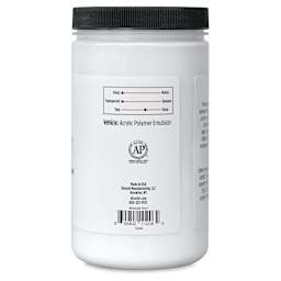 Utrecht Artists' Acrylic Gel Medium - Gloss Gel Medium, Quart right side