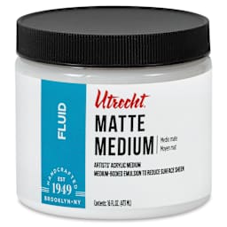 Utrecht Acrylic Medium - Matte Medium, Pint