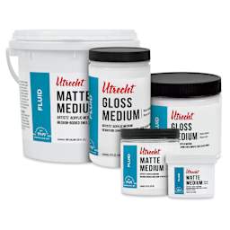 Utrecht Artists' Acrylic Fluid Mediums, all size options