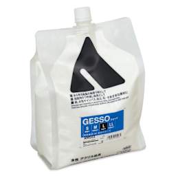 Holbein Acrylic Medium - White Acrylic Gesso, Coarse, 2000 ml pouch