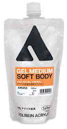 Holbein Acrylic Gel Mediums - Soft Body Gel Medium shown upright