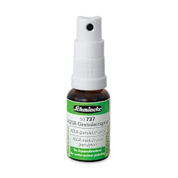 Schmincke Aqua Granulation Spray Medium - Front of 15 ml bottle without protective cap