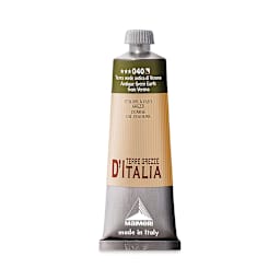 Maimeri Italian Natural Earth Oil Color - Antique Green Earth from Verona, 60 ml tube