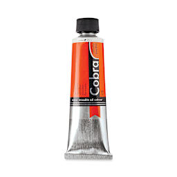 Cobra Artist Water Mixable Oil Paint - Vermilion, 150 ml tube