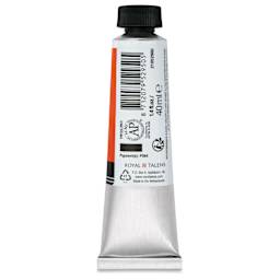 Cobra Artist Water Mixable Oil Paint - Royal Orange, 40 ml tube back