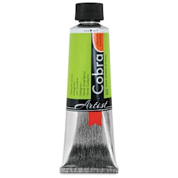 Cobra Artist Water Mixable Oil Paint - Yellowish Green, 150 ml tube