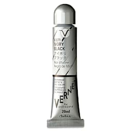 Holbein Vernét Superior Artists' Oil Color - Ivory Black, 20 ml tube