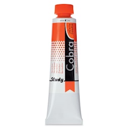 Royal Talens Cobra Study Water Mixable Oil Colors - Vermilion, 40 ml tube