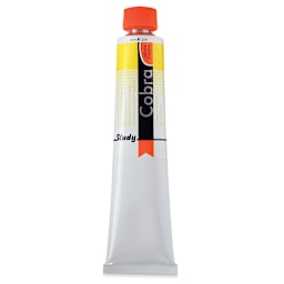 Royal Talens Cobra Study Water Mixable Oil Colors - Permanent Lemon Yellow, 200 ml tube