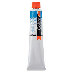Royal Talens Cobra Study Water Mixable Oil Colors - Primary Cyan, 200 ml tube