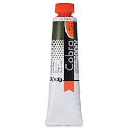 Royal Talens Cobra Study Water Mixable Oil Colors - Olive Green, 40 ml tube