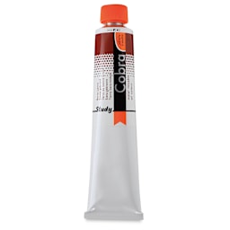 Royal Talens Cobra Study Water Mixable Oil Colors - Burnt Sienna, 200 ml tube