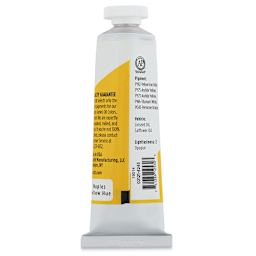Utrecht Studio Series Oil Paint - Naples Yellow Hue, 37 ml, Tube (Back)