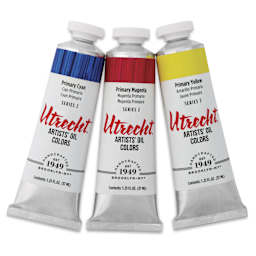 Utrecht Artists' Oil Paint - Set of 3, CMY Mixing Color tubes