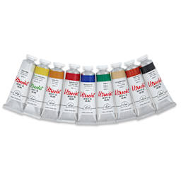 Utrecht Artists' Oil Paint - Set of 9, Landscape Colors, 37 ml, contents