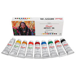Utrecht Artists' Oil Paint Set - Portrait Set, Set of 9 colors, 37 ml tubes, tubes with packaging
