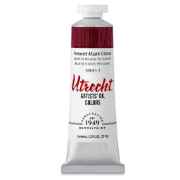 Utrecht Artists' Oil Paint - Permanent Alizarin Crimson, 37 ml tube