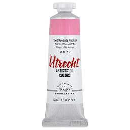 Utrecht Artists' Oil Paint - Vivid Magenta, 37 ml, Tube