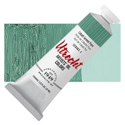 Utrecht Artists' Oil Paint - Cobalt Green, 37 ml tube and swatch