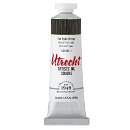 Utrecht Artists' Oil Paint - Van Dyke Brown, 37 ml tube