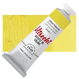 Utrecht Artists' Oil Paint - Cadmium Yellow Hue, 37 ml tube and swatch