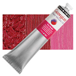 Georgian Water Mixable Oil - Rose Madder, 200 ml tube and swatch