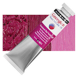 Georgian Water Mixable Oil - Red Violet Light, 37 ml tube and swatch