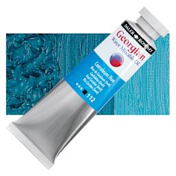 Georgian Water Mixable Oil - Coeruleum Hue, 37 ml tube and swatch