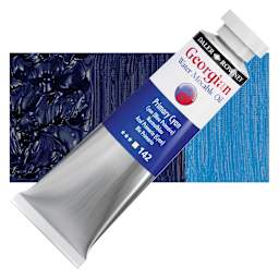 Georgian Water Mixable Oil - Primary Cyan, 37 ml tube and swatch