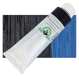 Old Holland Classic Oil Color - Old Holland Delft Blue, 225 ml tube and swatch