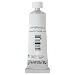 Schmincke Norma Blue Water-Mixable Oil Paint - Titanium White, 35 ml, back of the tube
