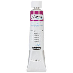 Schmincke Norma Blue Water-Mixable Oil Paint - Magenta, 120 ml